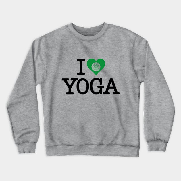 I Heart Chakra Yoga Crewneck Sweatshirt by Nirvanax Studio